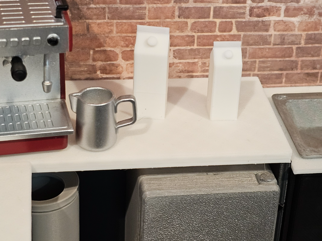 almond oat milk carton 1:12 1:6 for cafe