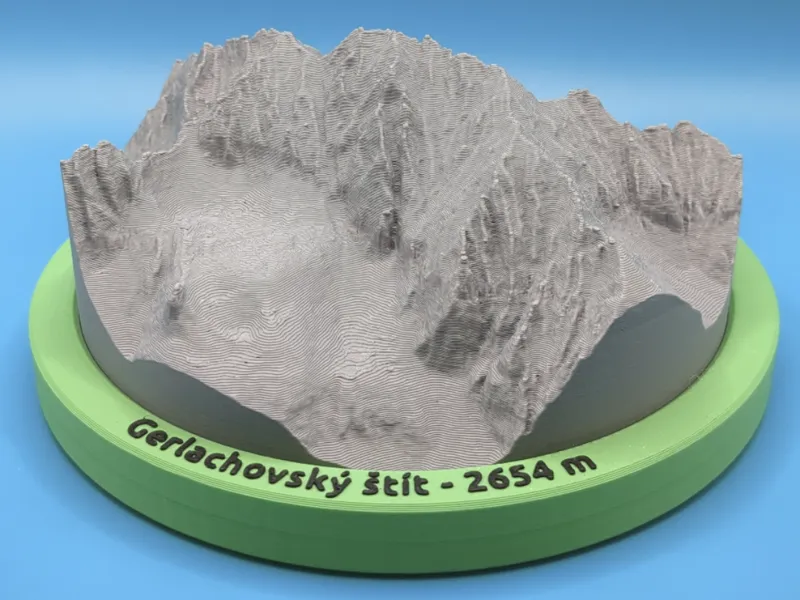 Gerlachovský štít mountain miniature