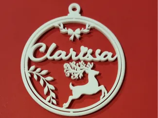 Sfera di Natale poersonalizzata