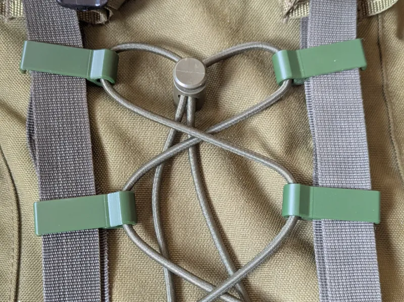 Molle clip backpack straps clip Version 2 6mm hole