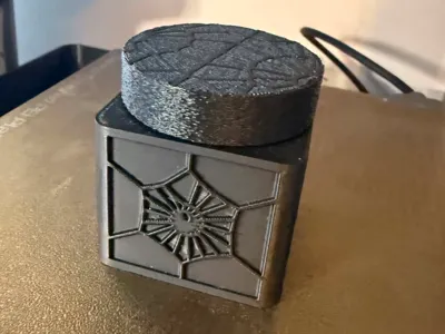 Gothic Spider Web Screw Top Pot Jar Storage Box