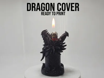 Dragon Cover for Bic-Lighter dragoncase