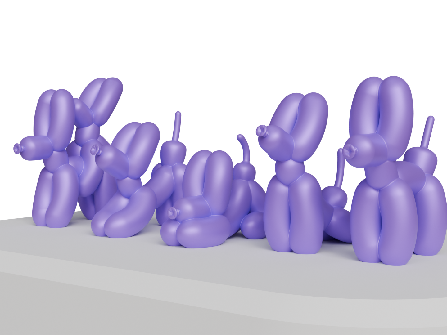 Balloon Dogs Decorative Collection