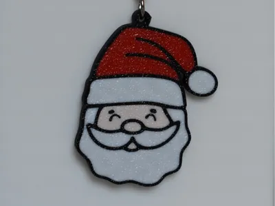 Santa Keychain