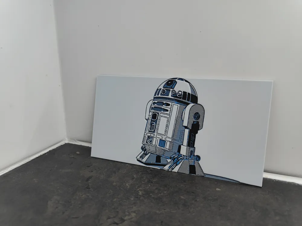 R2D2 Canvas - Free 3D Print Model - MakerWorld