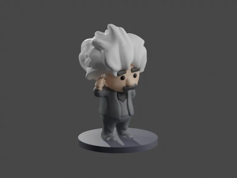 Einstein POP-Style Figurine