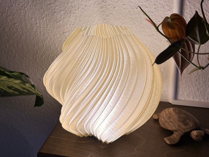 Twisted Shell Lamp