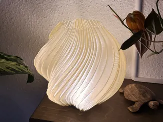 Twisted Shell Lamp