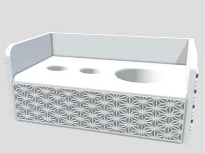 Tooth Brushing Stand Japanese(Asanoha)