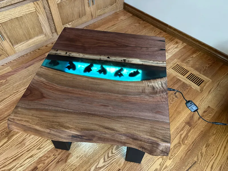Epoxy Benchy Table
