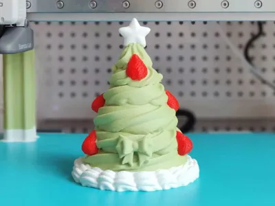 Matcha Cream Christmas Tree you'll want to bite