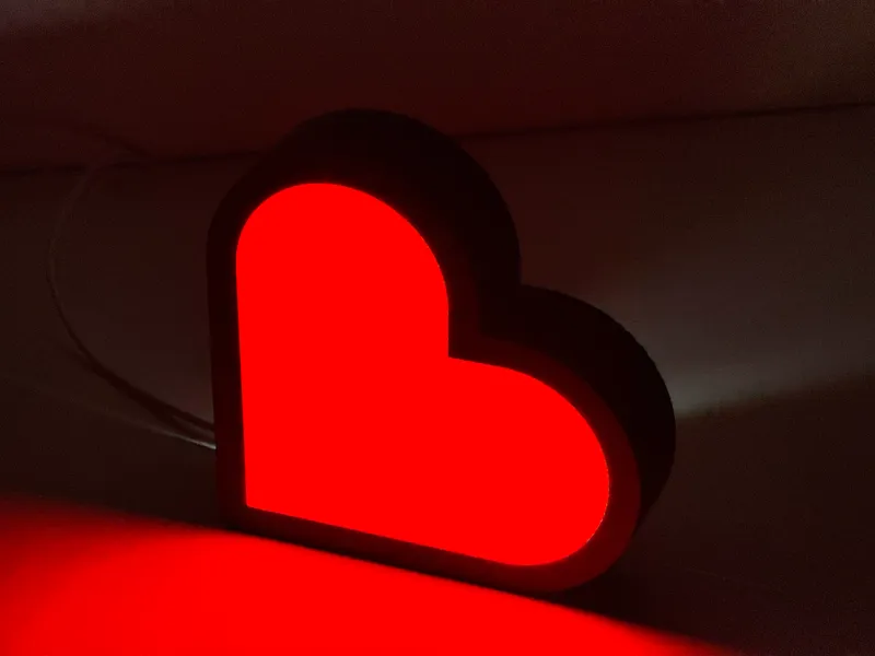 Heart Lightbox