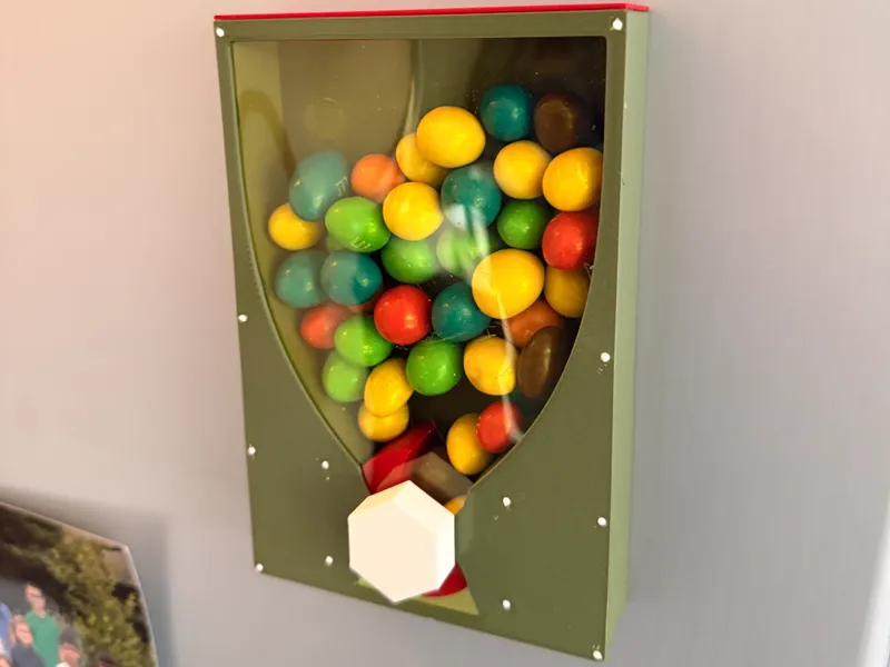 Magnetic Fridge Candy Dispenser