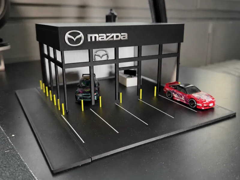 Autoshowroom Mazda for 1:64 scale cars 