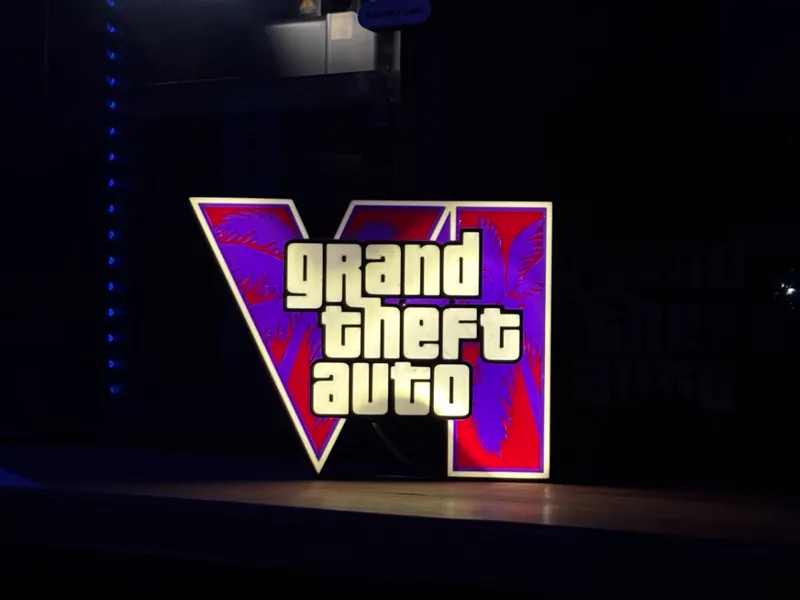 GTA VI Lightbox | Grand Theft Auto LED Sign