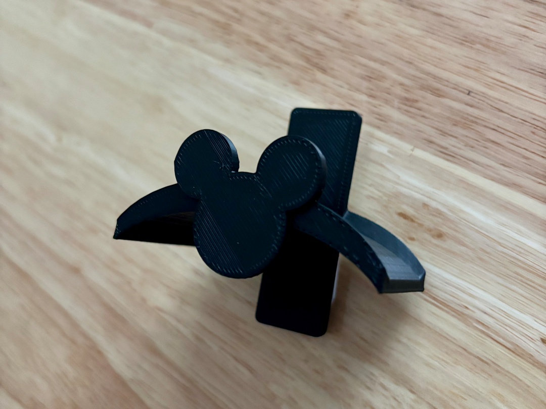 Mouse Ear Holder - Adhesive Strip Wall Mount