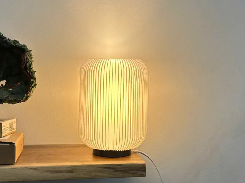 Luminous Fin Lamp for MH001 and E27 mount