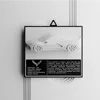 Corvette C8 Car Wall Art Side