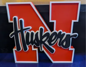 Huskers Two Part AMS Logo