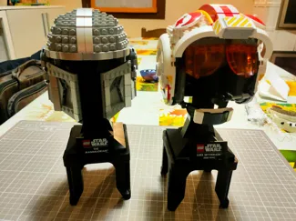 BRICK HELMET SUPPORT STAR WARS