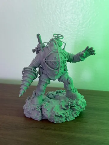 Escenografía en miniatura: Big Daddy - BioShock Diorama — vista de referencia 2