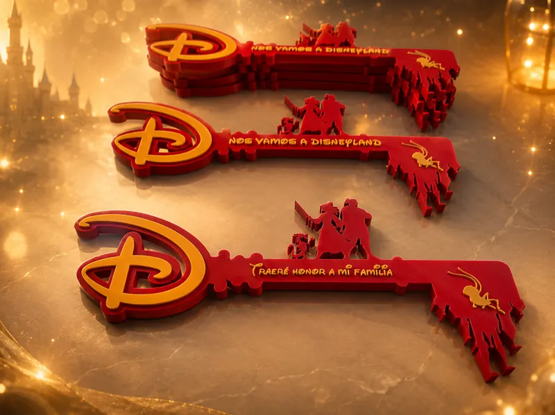 Disney Trip Reveal Magic Castle Key Multilanguage