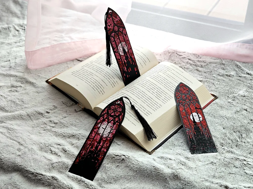 Gothic Castle - Bookmarks Set - Free 3D Print Model - MakerWorld