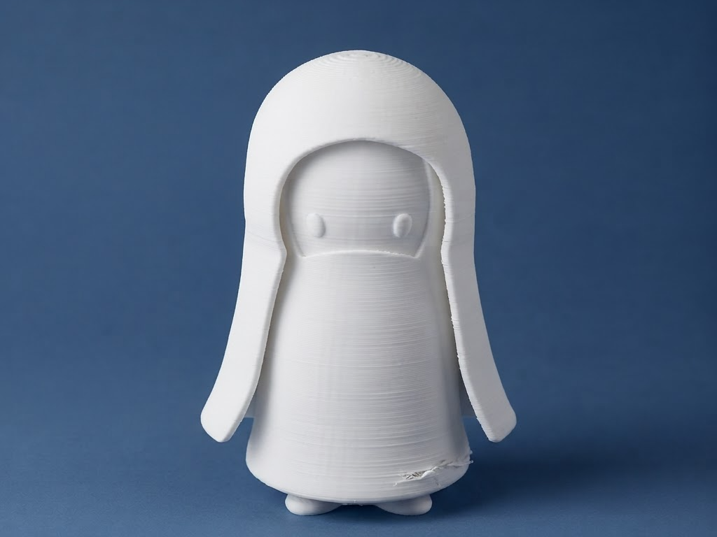Enchanting Chibi No-Face 3D Model Figurine 3D model
