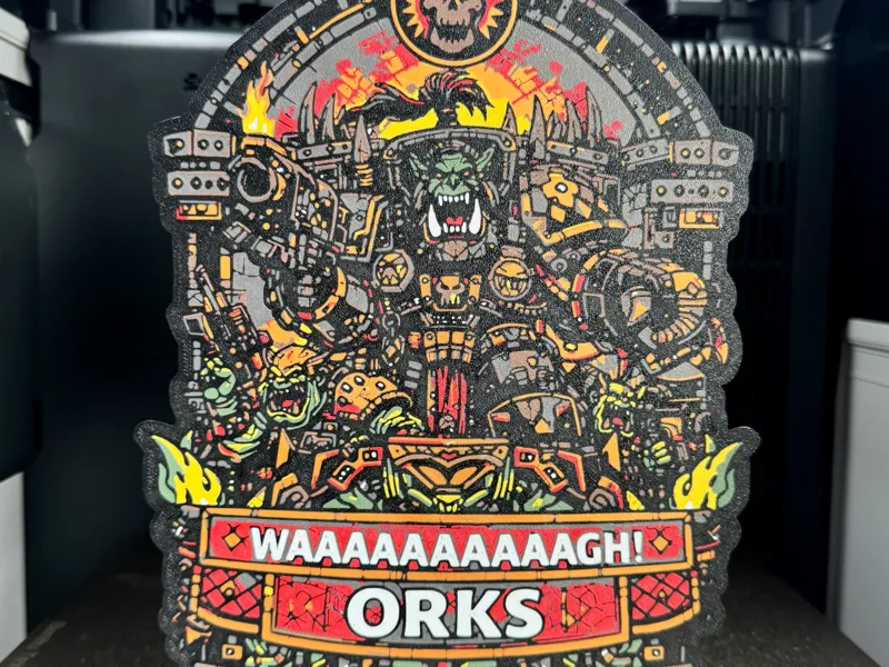 Ork Waaagh 40k Lightbox; Orc Alien Xenos