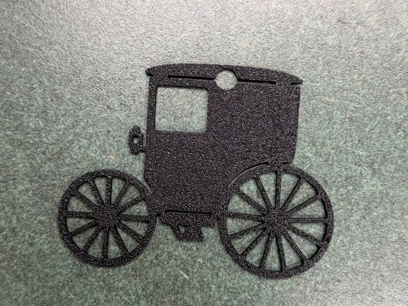 Amish Buggy Ornament / Keychain / Wall Art