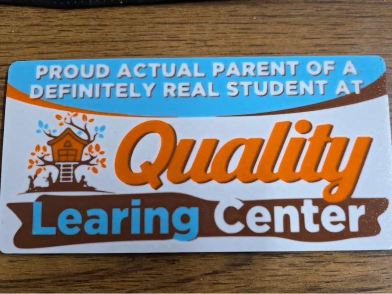 Quality Learing Center Magnetic Plate