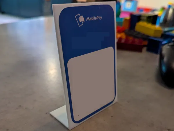 Support pour panneau MobilePay