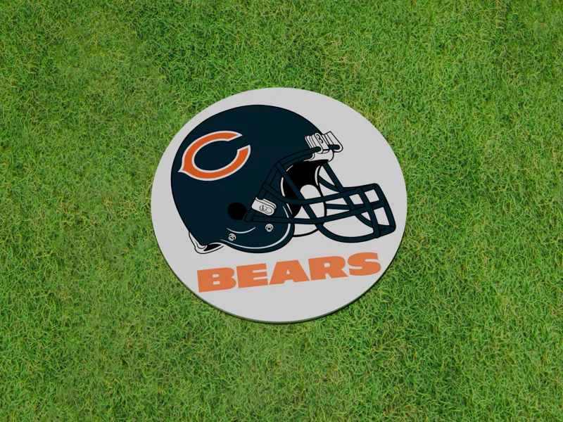 Chicago Bears Helmet Coaster
