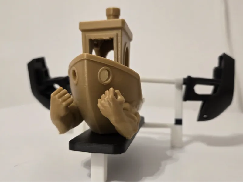 Benchy Benching Two Benchies on the Bench Press