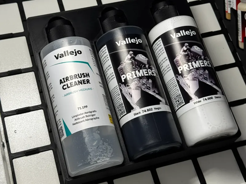 Gridfinity Vallejo 200ml bottle storage