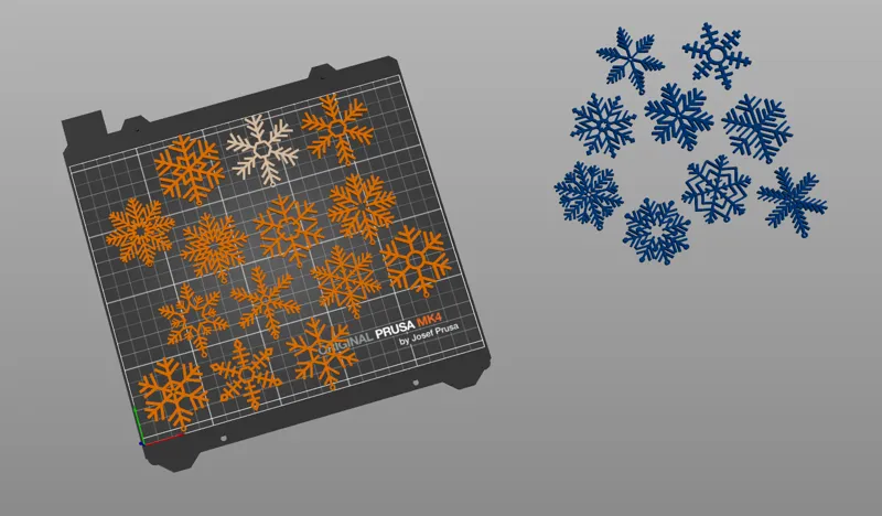 Pendants Snow Flakes