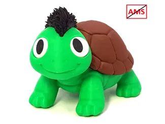 NO AMS Turtle Nr.3 Multipart Schildkröte mit Haare