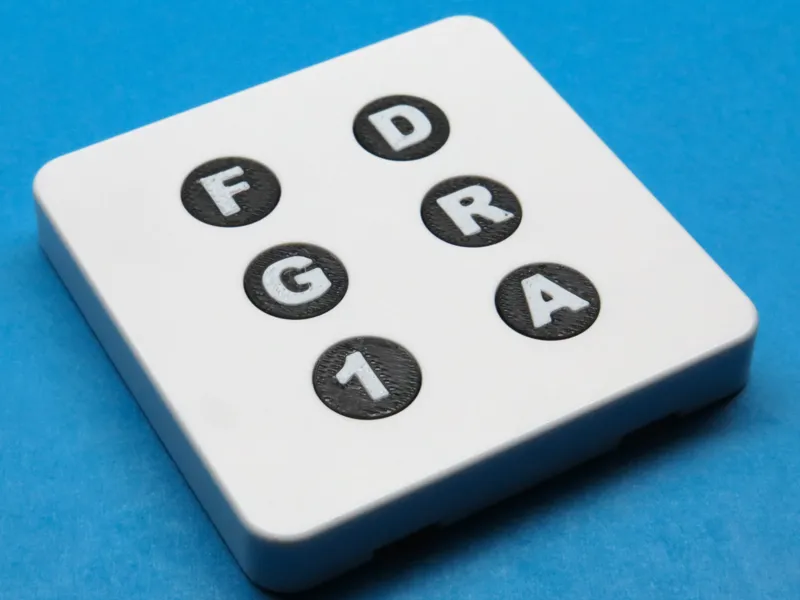 LoraTap Zigbee 6 Button Remote Custom Icon Buttons