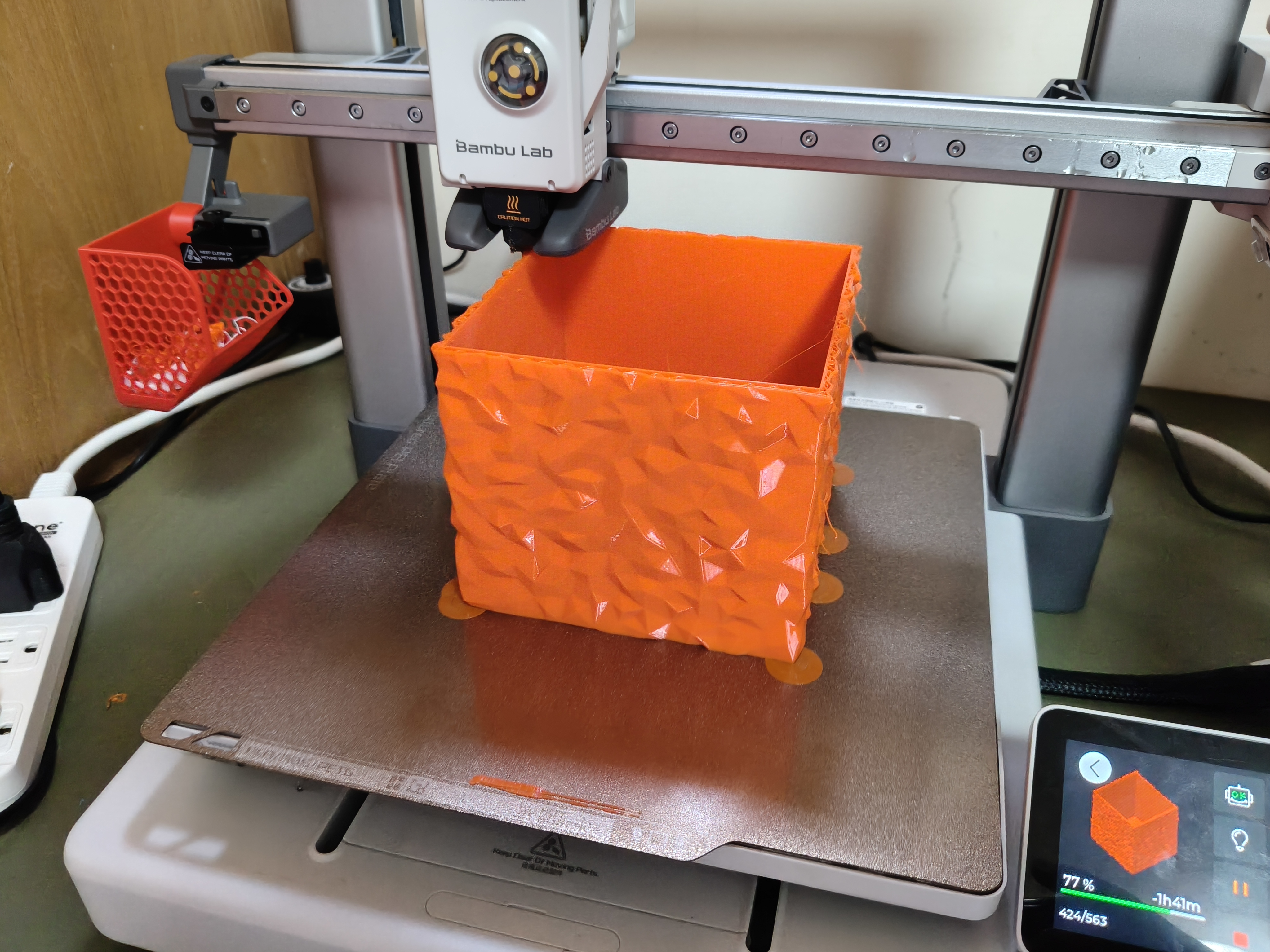 Miniatura 3 do modelo 3D 極簡幾何面紙盒-Minimalist tissue Box