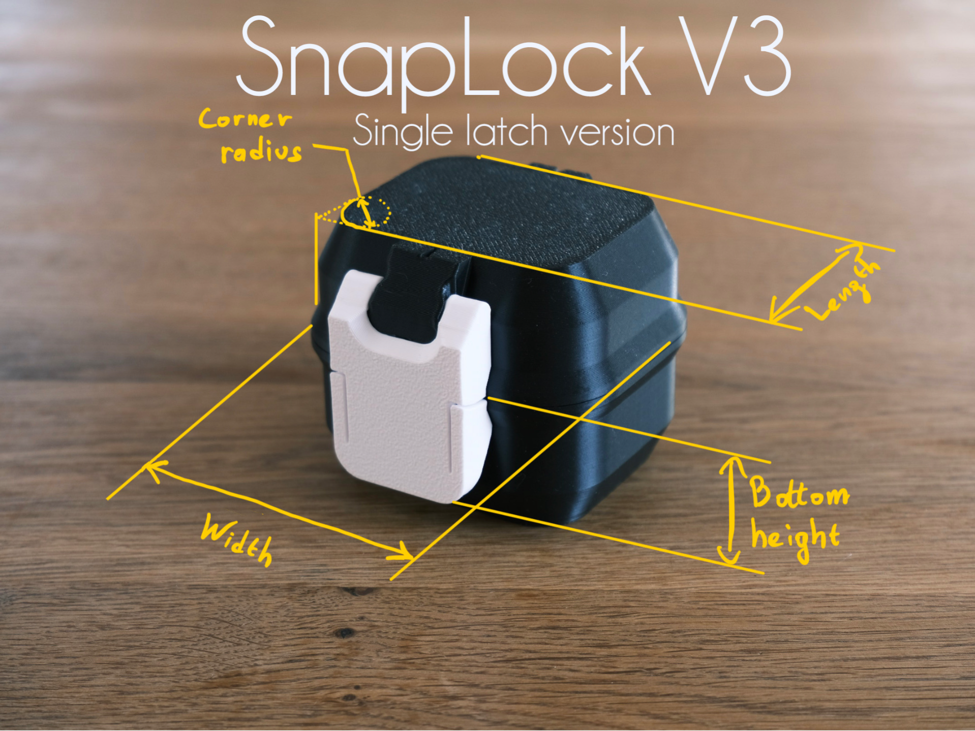 SnapLock V3 - Single latch
