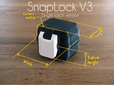 SnapLock V3 - Single latch