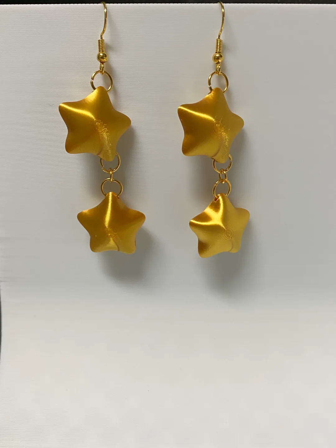 Chunky Star Earrings view 2