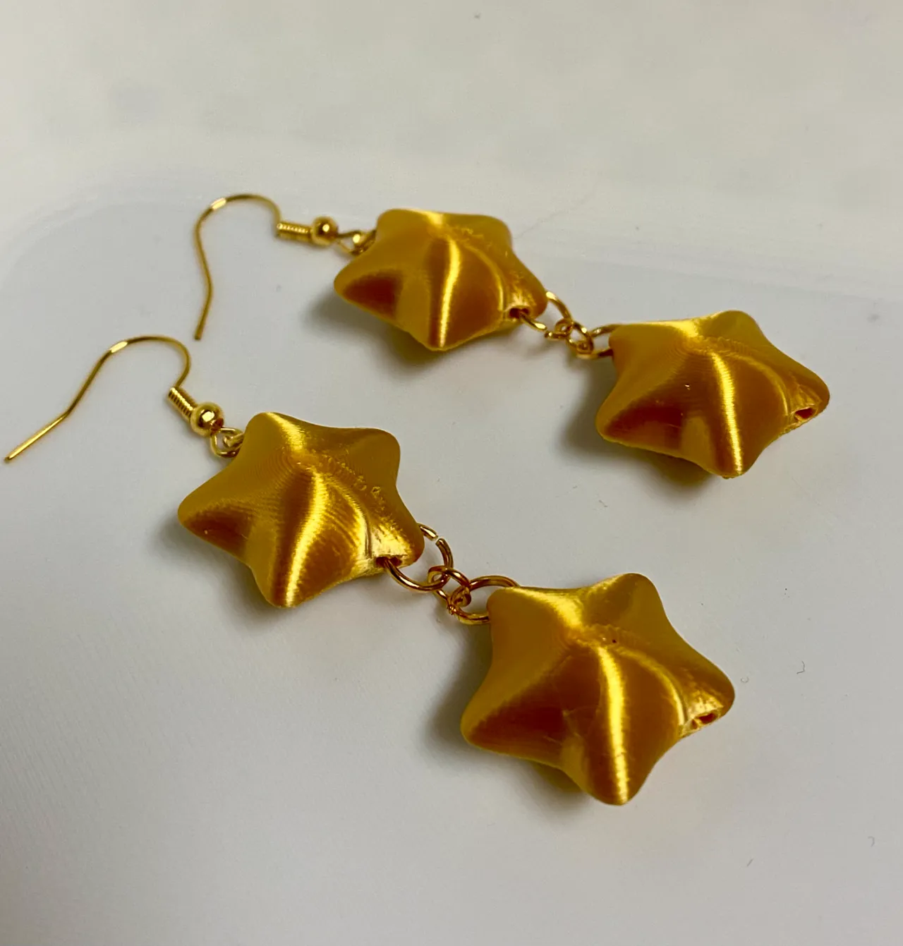 Chunky Star Earrings view 3
