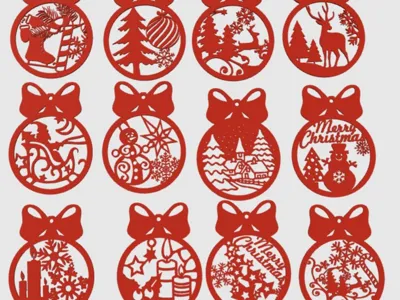 Christmas Ball Pack of 12
