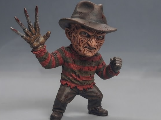 Chibi Freddy Krueger Horror Figurine 3D model by Marcin