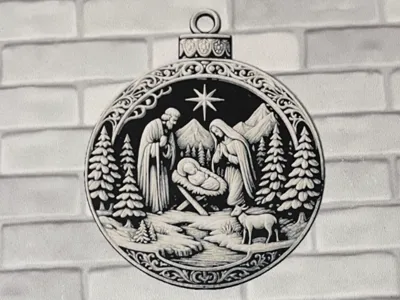 Nativity Scene Ornament