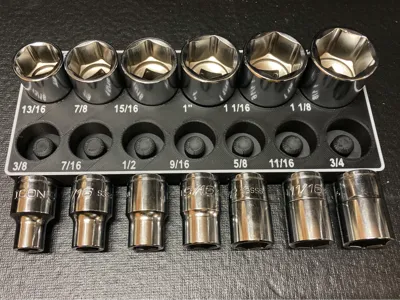 ICON 1/2" SAE Shallow Socket Holder Gridfinity