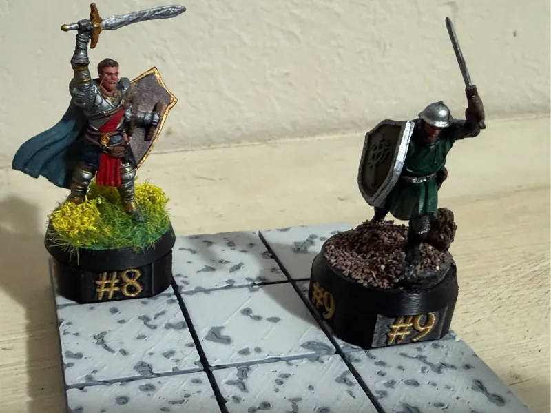 Initiative Stands - 28mm Initiative tokens