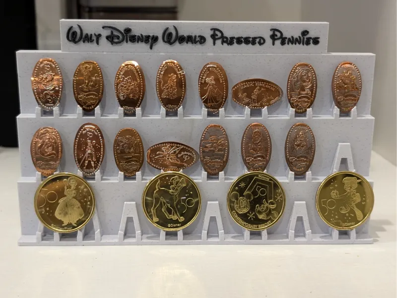 Pressed Penny Display Stand - 24 Penny Display