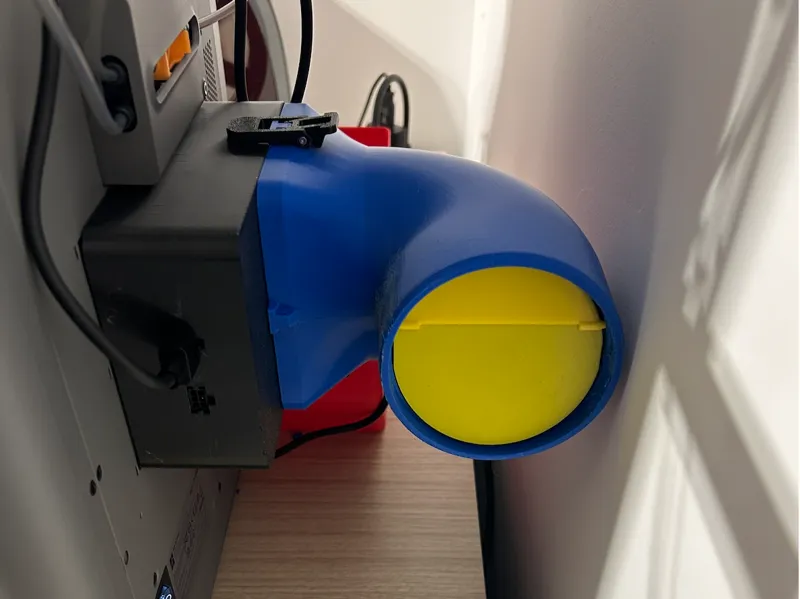 Exhaust Fan Kit - 90° elbow with air trap